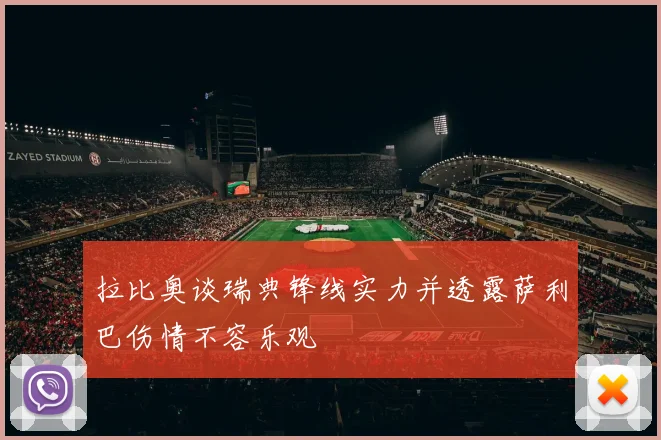 拉比奥谈瑞典锋线实力并透露萨利巴伤情不容乐观