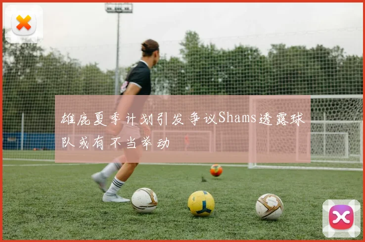 雄鹿夏季计划引发争议Shams透露球队或有不当举动